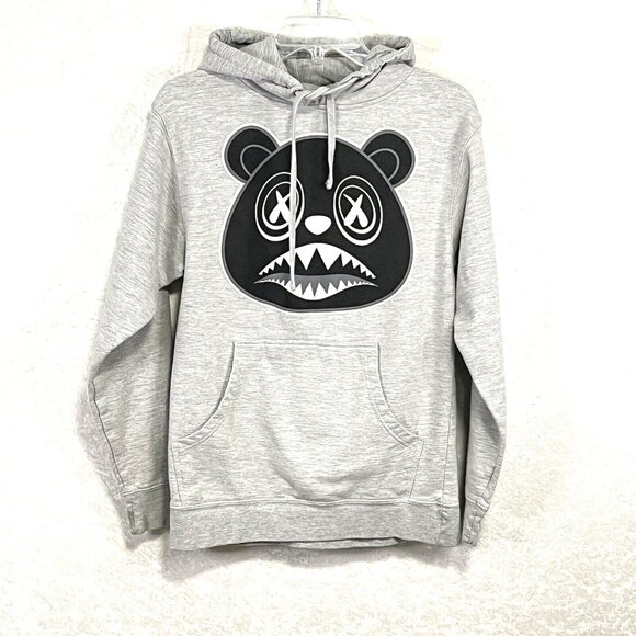 Independent Trading Company Other - Y2K BAWS ANGRY BEARS Gray Hoodie Sweatshirt Mens Small Academia Grunge